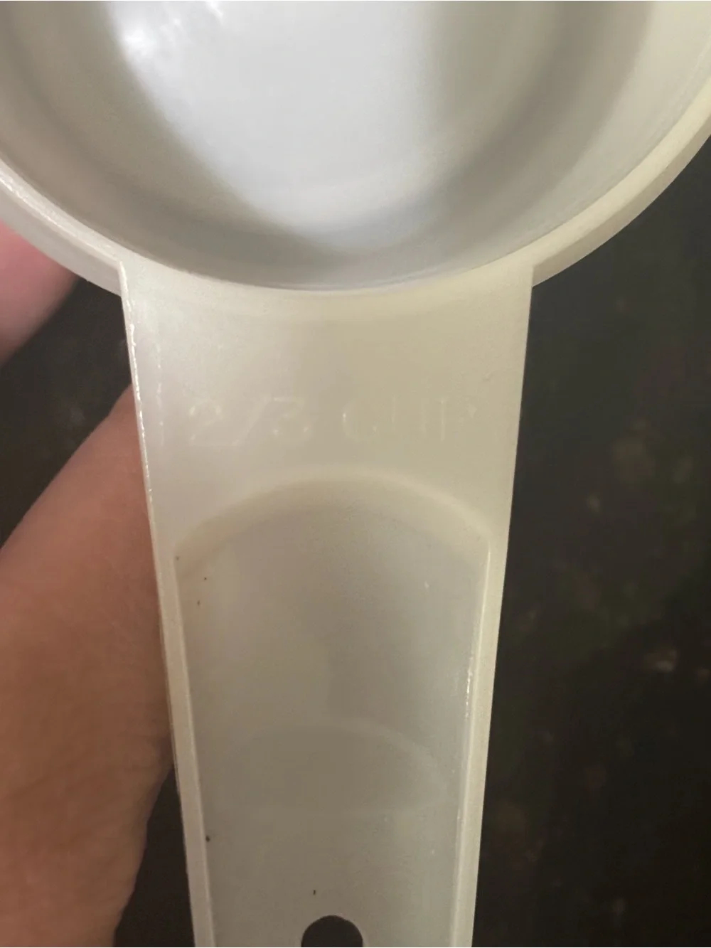 Tupperware set measuring